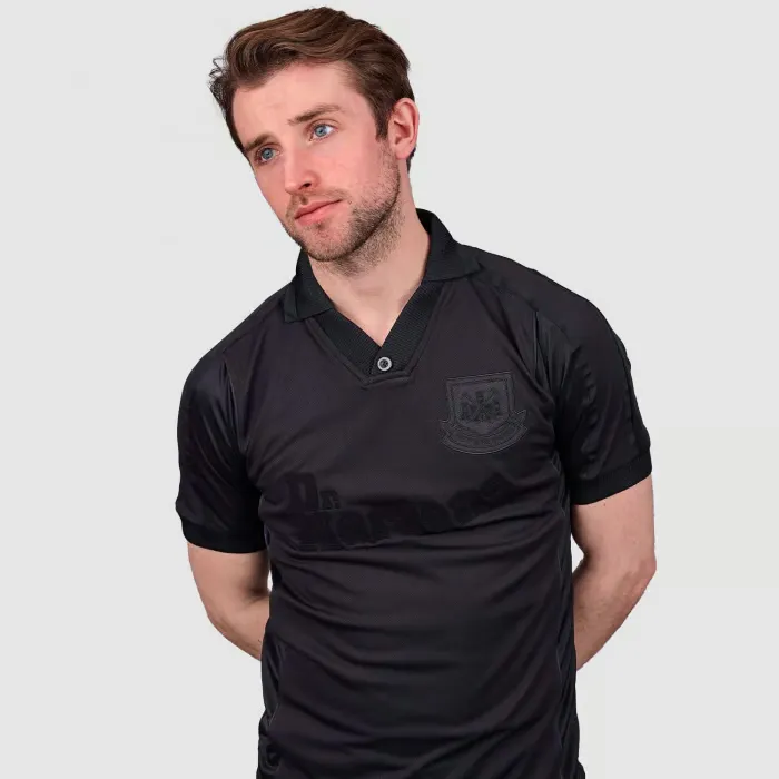 Maillot Rétro Noir Femme West Ham United 2000 – Image 2