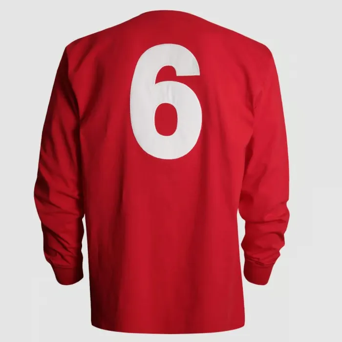 Maillot Rétro Extérieur Manches Longues #6 Homme West Ham United 1966 – Image 2