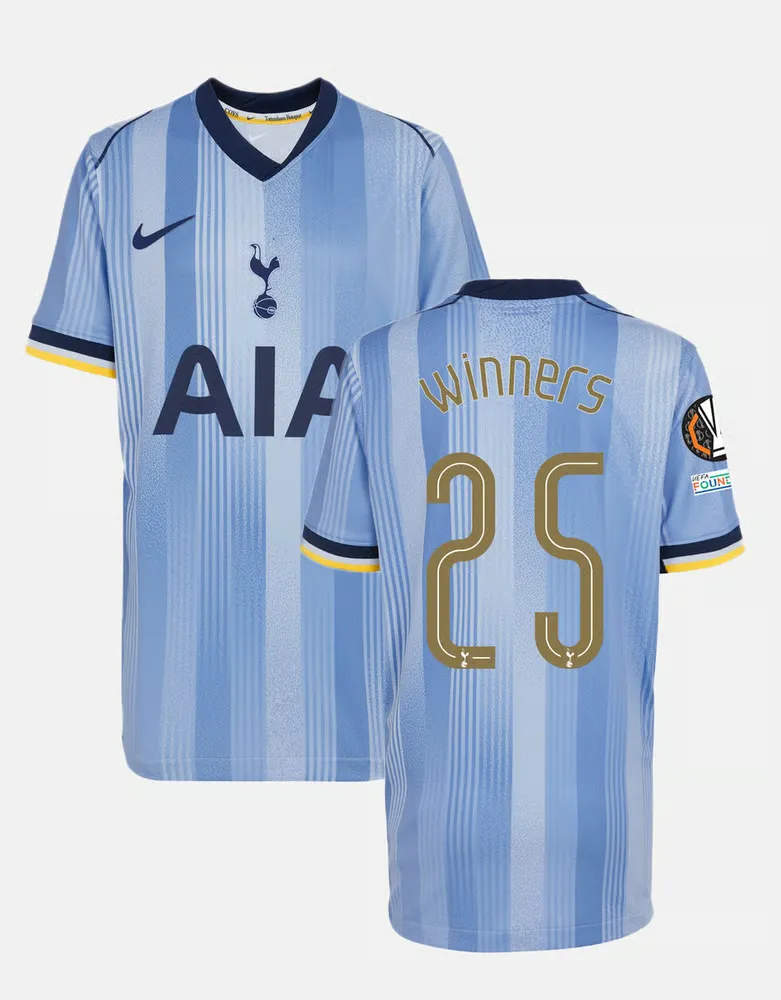 Maillot Femme Tottenham Hotspur Extérieur 2024/25 Vainqueurs Ligue Europa