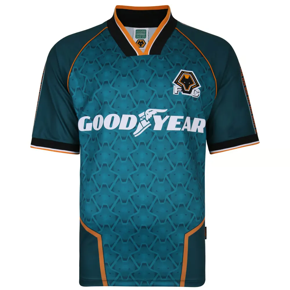 Maillot rétro Wolverhampton Wanderers extérieur 1996 enfant