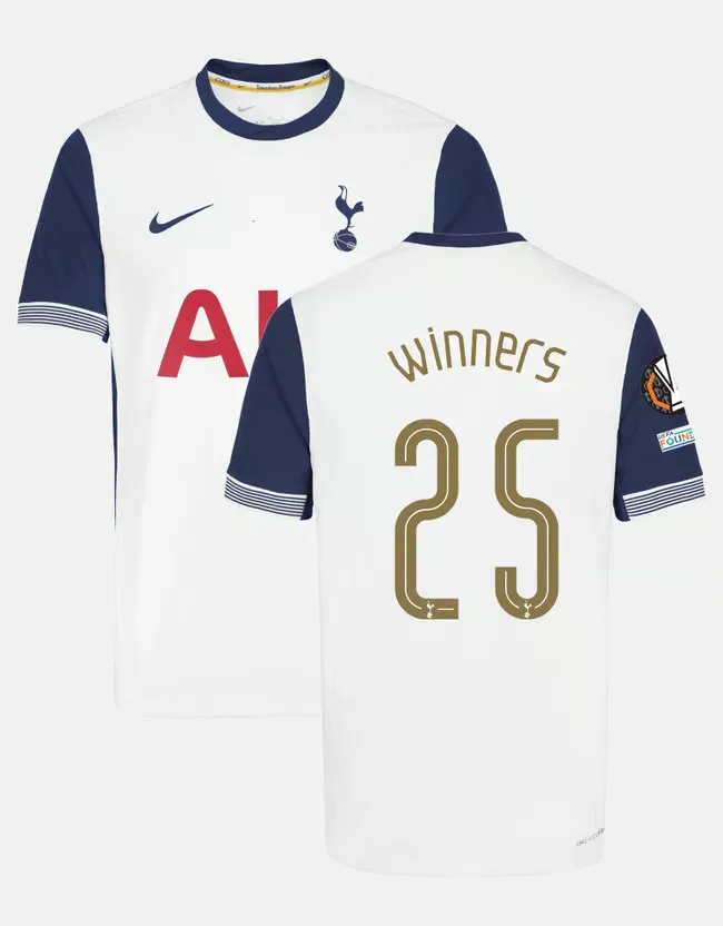 Maillot domicile vainqueur Ligue Europa 2024/25 Tottenham Hotspur femme