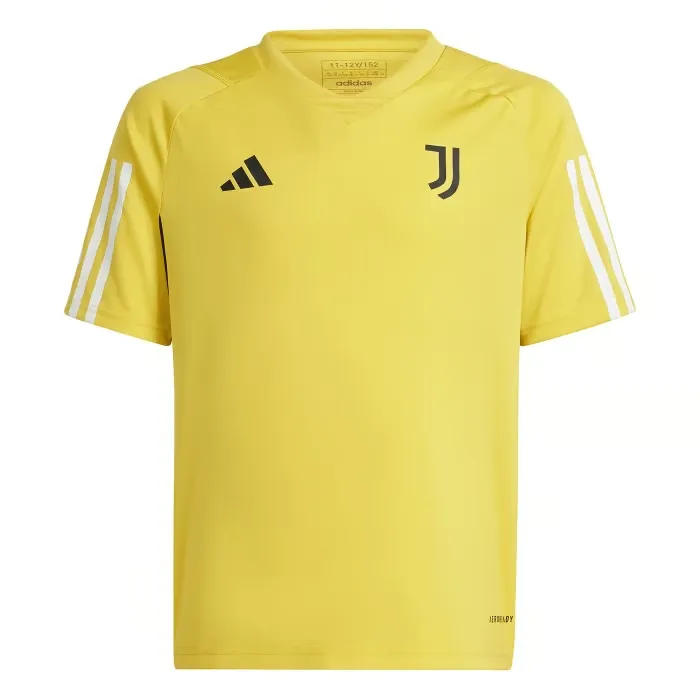 Maillot d'entraînement authentique Juventus 2023/24 pour enfant - Jaune (Troisième tenue)