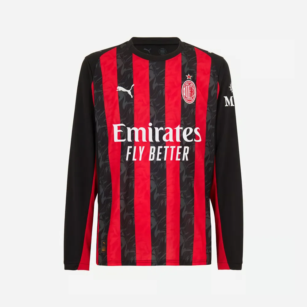 Homme Milan Maillot Manches Longues Domicile 2025/26