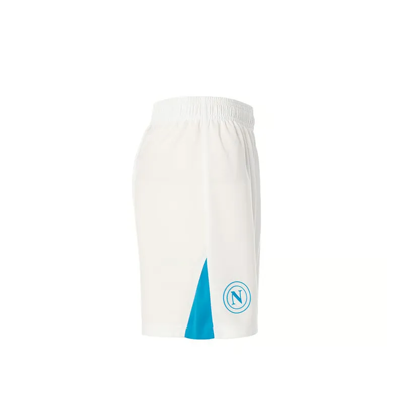Short domicile Napoli 2024/25 pour enfant - Blanc/Bleu ciel – Image 3
