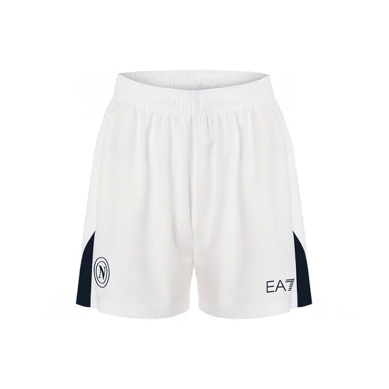 Short domicile Napoli 2024/25 pour homme - Blanc/Bleu marine
