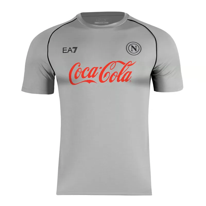 Maillot d'entraînement authentique troisième Napoli 2024/25 pour homme - Argent