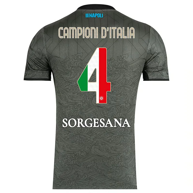 Maillot Homme Napoli 2024/25 Troisième Champions d’Italie