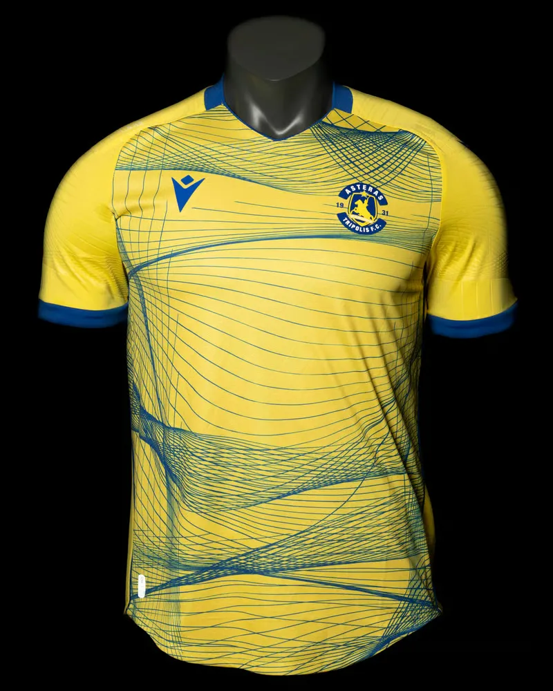 T-shirt enfant Asteras Aktor 2024/25 troisième authentique de training - Jaune