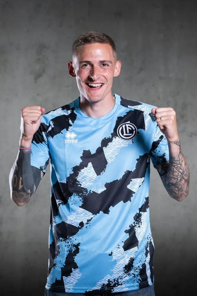 T-shirt de réchauffement troisième enfant FC Lugano 2024/25