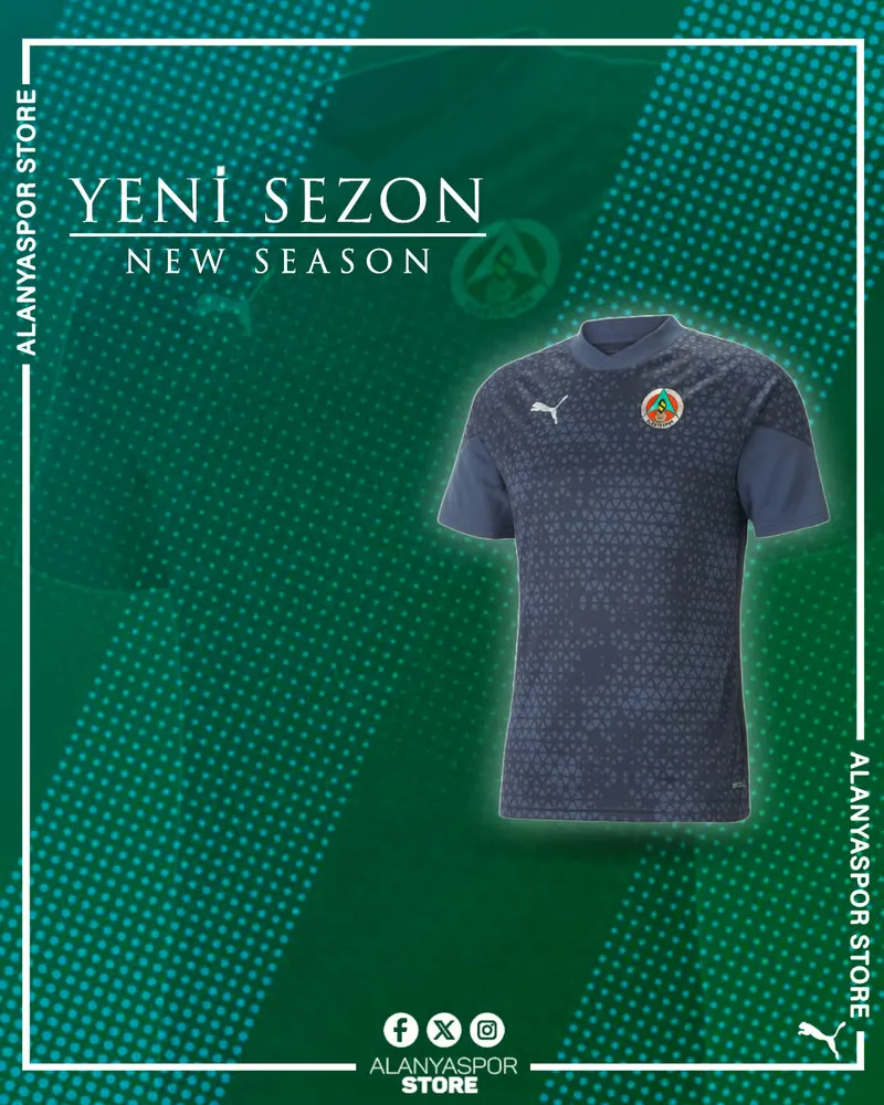 Maillot third authentique enfant Alanyaspor 2024/25 - Bleu foncé