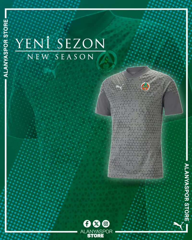 Maillot third authentique enfant Alanyaspor 2024/25 - Gris foncé