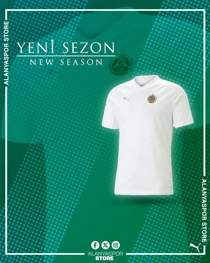 Maillot third authentique enfant Alanyaspor 2024/25 - Blanc