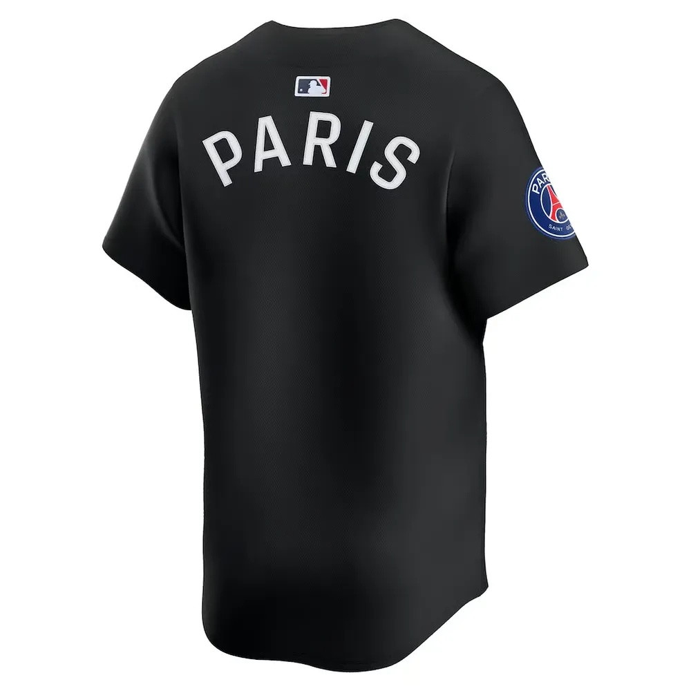 Maillot Enfant PSG x MLB 2025/26 Édition Limitée - Noir – Image 2