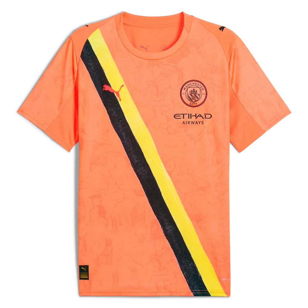 Maillot enfant Manchester City 2025/26 KidSuper - Orange