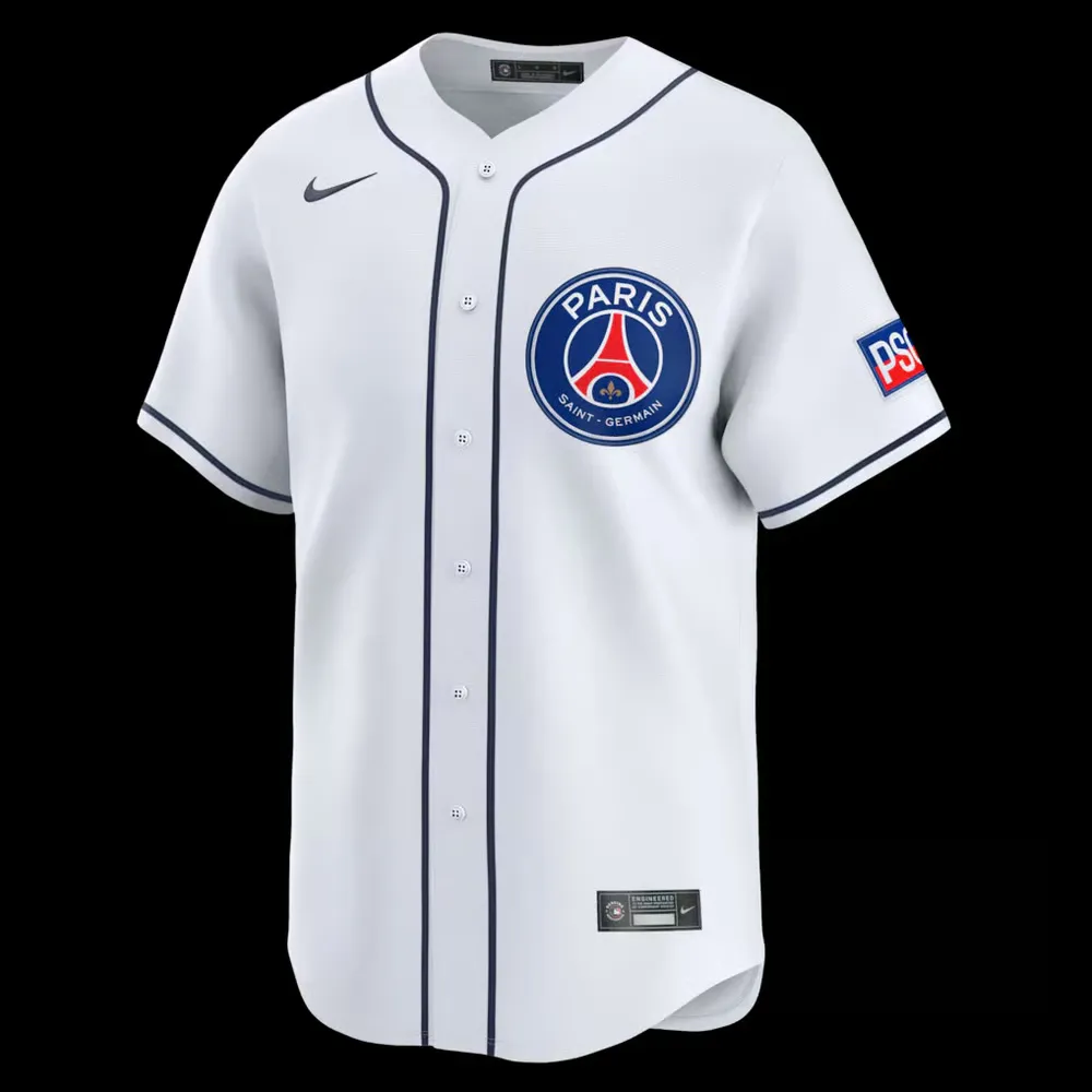 Maillot Femme PSG x MLB 2025/26 Édition Limitée - Blanc