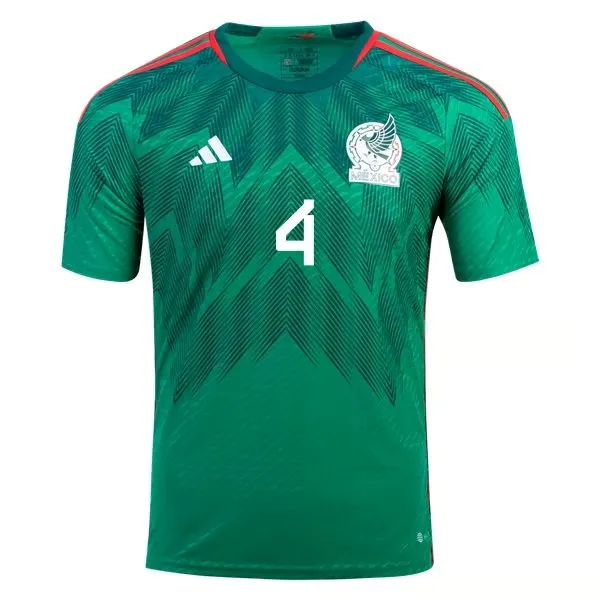 Rafael Marquez #4 Maillot Domicile Mexique Coupe du Monde 2022 – Image 2