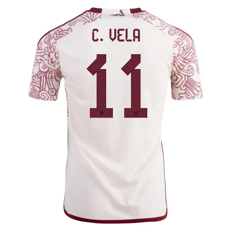 Carlos Vela #11 Mexique Maillot Extérieur Coupe du Monde 2022