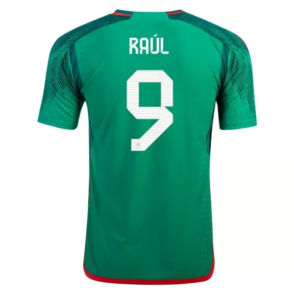 Raul Jimenez #9 Maillot Domicile Mexique Coupe du Monde 2022