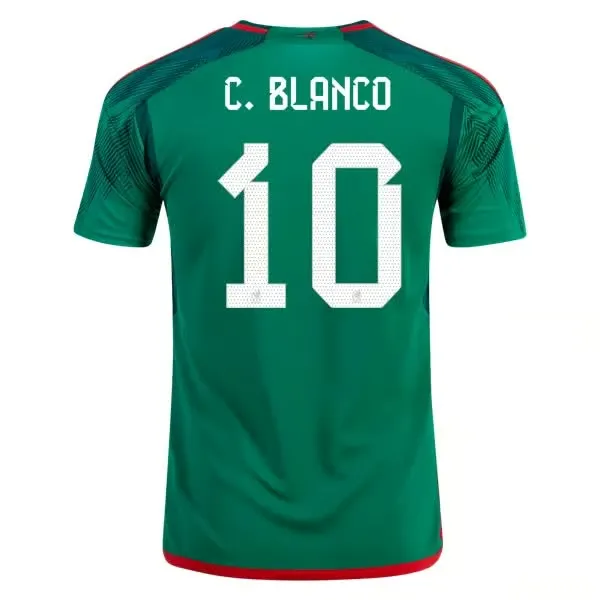 Cuauhtemoc Blanco #10 Mexique Maillot Domicile Coupe du Monde 2022
