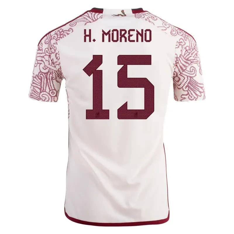 Hector Moreno #15 Mexique Maillot Extérieur Coupe du Monde 2022