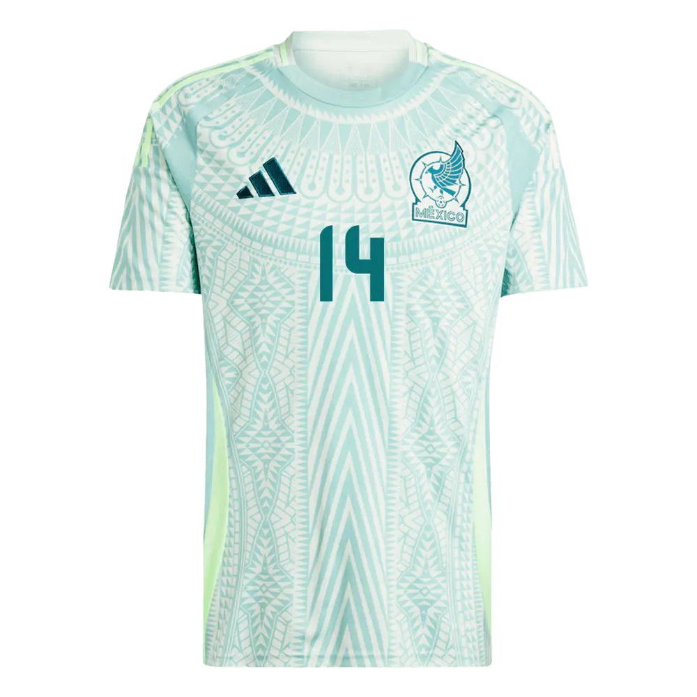 Javier Hernandez Chicharito #14 Mexique Maillot Extérieur Copa America 2024 – Image 2