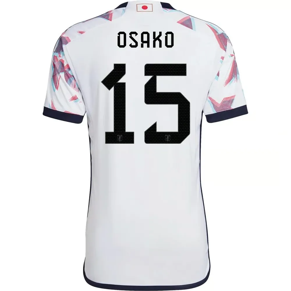 Yuya Osako #15 Japon Maillot Extérieur Coupe du Monde 2022
