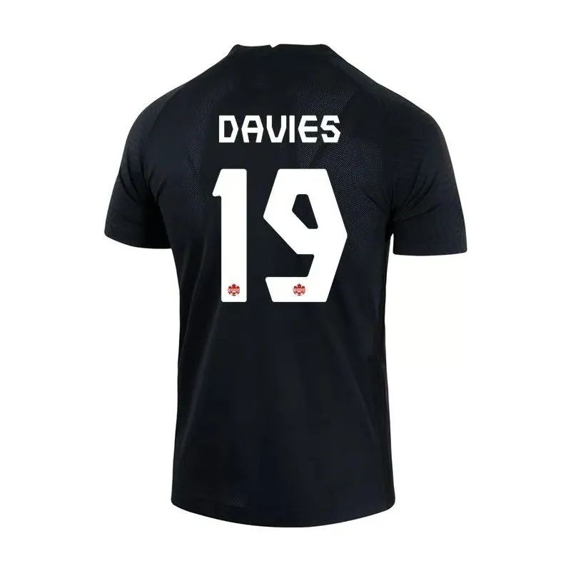 Alphonso Davies #19 Troisième Maillot Canada Coupe du Monde 2022