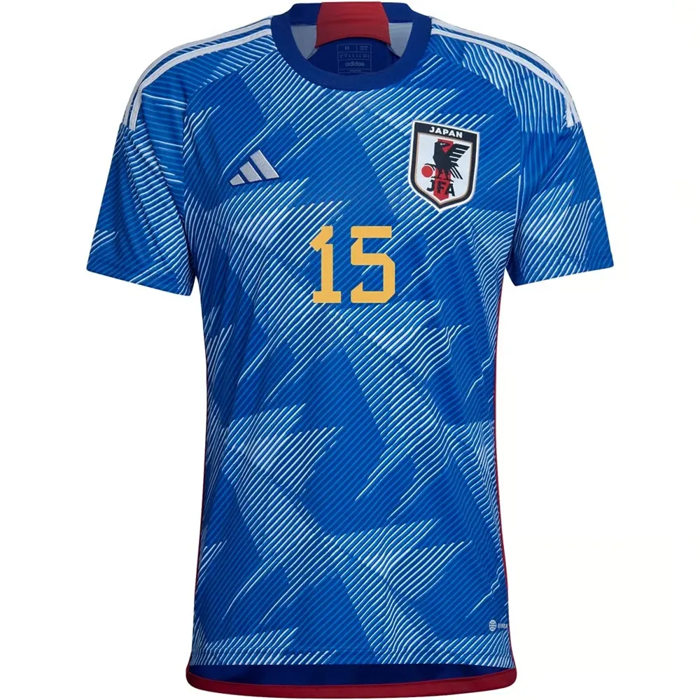 Yuya Osako #15 Japon Maillot Domicile Coupe du Monde 2022 – Image 2