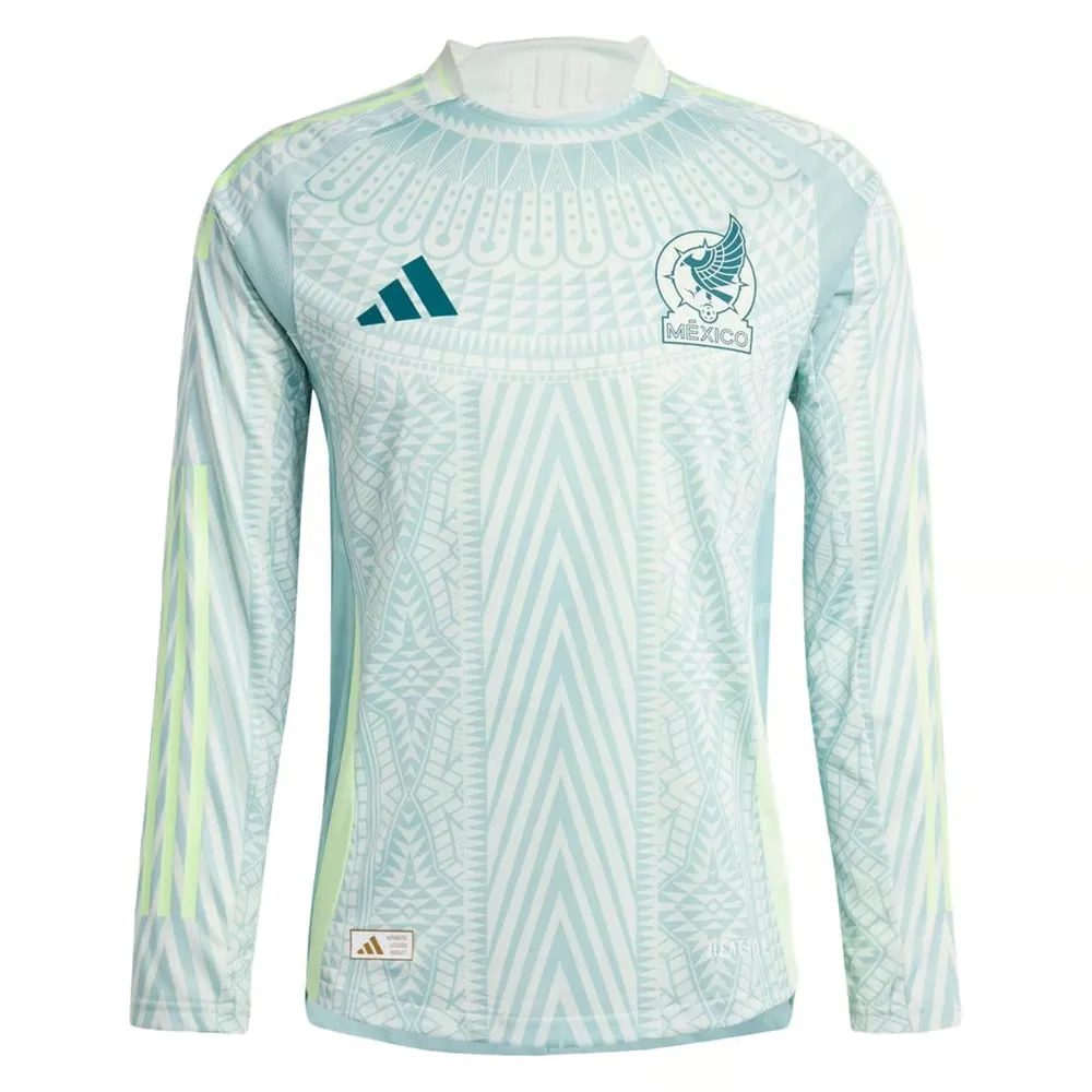 Mexique Version Joueur Maillot Extérieur Manches Longues Copa America 2024