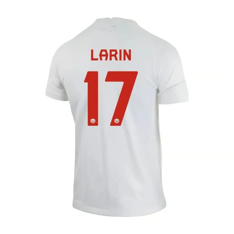 Cyle Larin #17 Canada Maillot Extérieur Coupe du Monde 2022