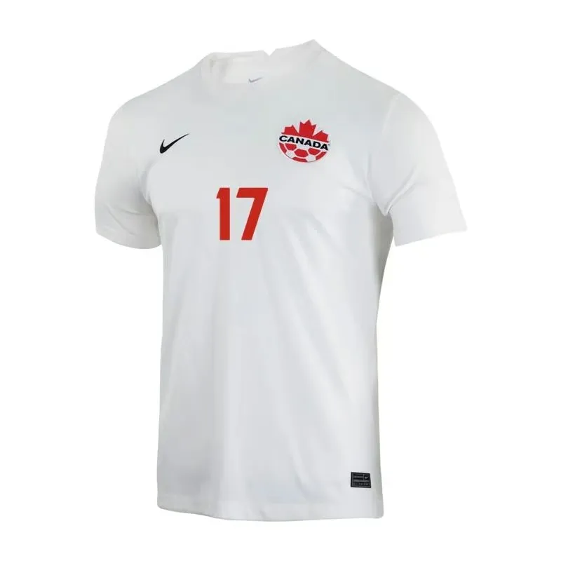 Cyle Larin #17 Canada Maillot Extérieur Coupe du Monde 2022 – Image 2