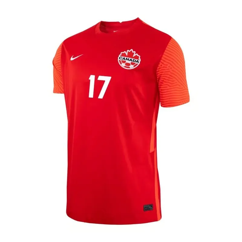 Cyle Larin #17 Maillot Domicile Canada Coupe du Monde 2022 – Image 2