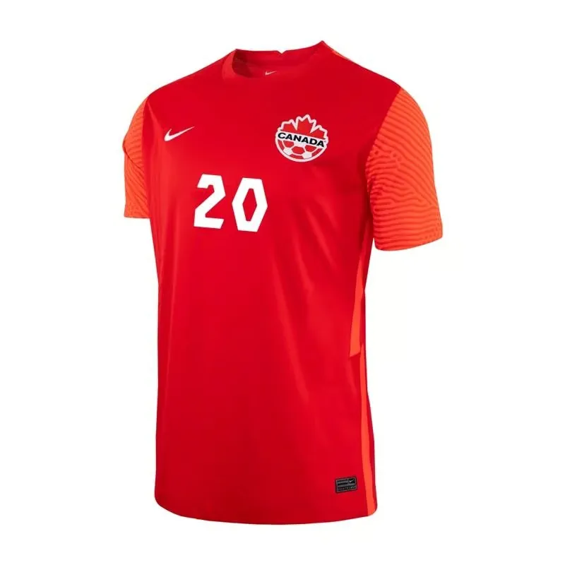 Jonathan David #20 Maillot Domicile Canada Coupe du Monde 2022 – Image 2