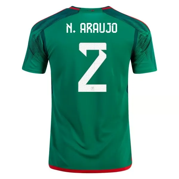 Nestor Araujo #2 Maillot Domicile Mexique Coupe du Monde 2022