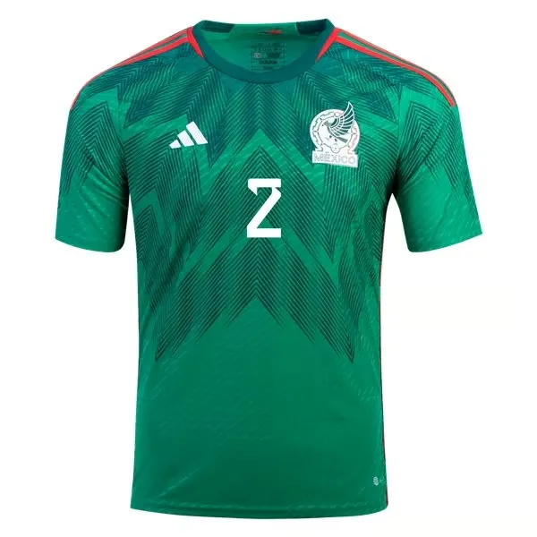 Nestor Araujo #2 Maillot Domicile Mexique Coupe du Monde 2022 – Image 2