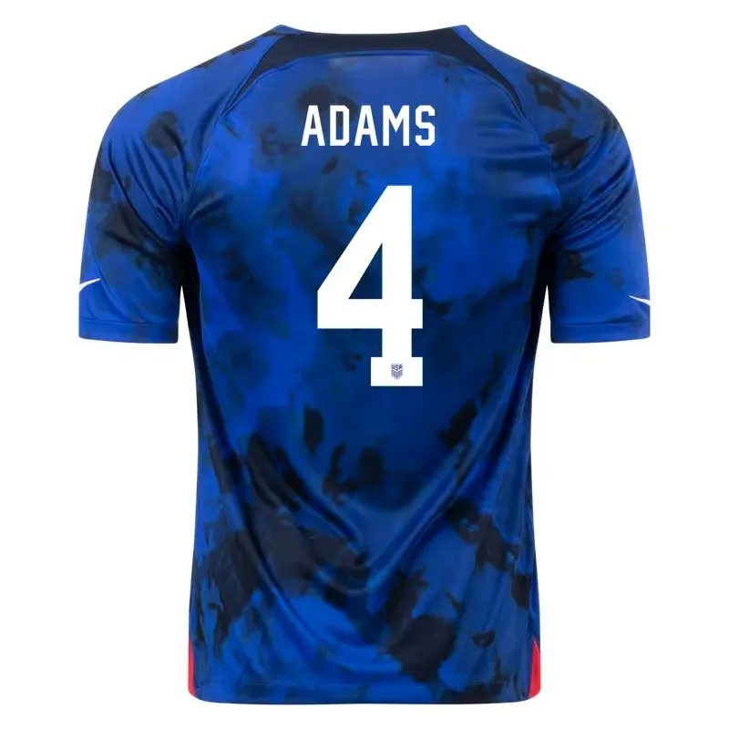 Tyler Adams #4 USMNT Maillot Extérieur Coupe du Monde 2022