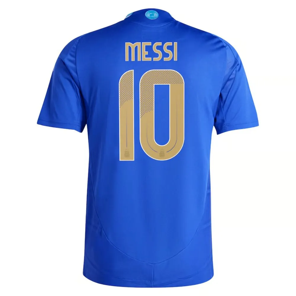 Lionel Messi #10 Argentine Version Joueur Maillot Extérieur Copa America 2024