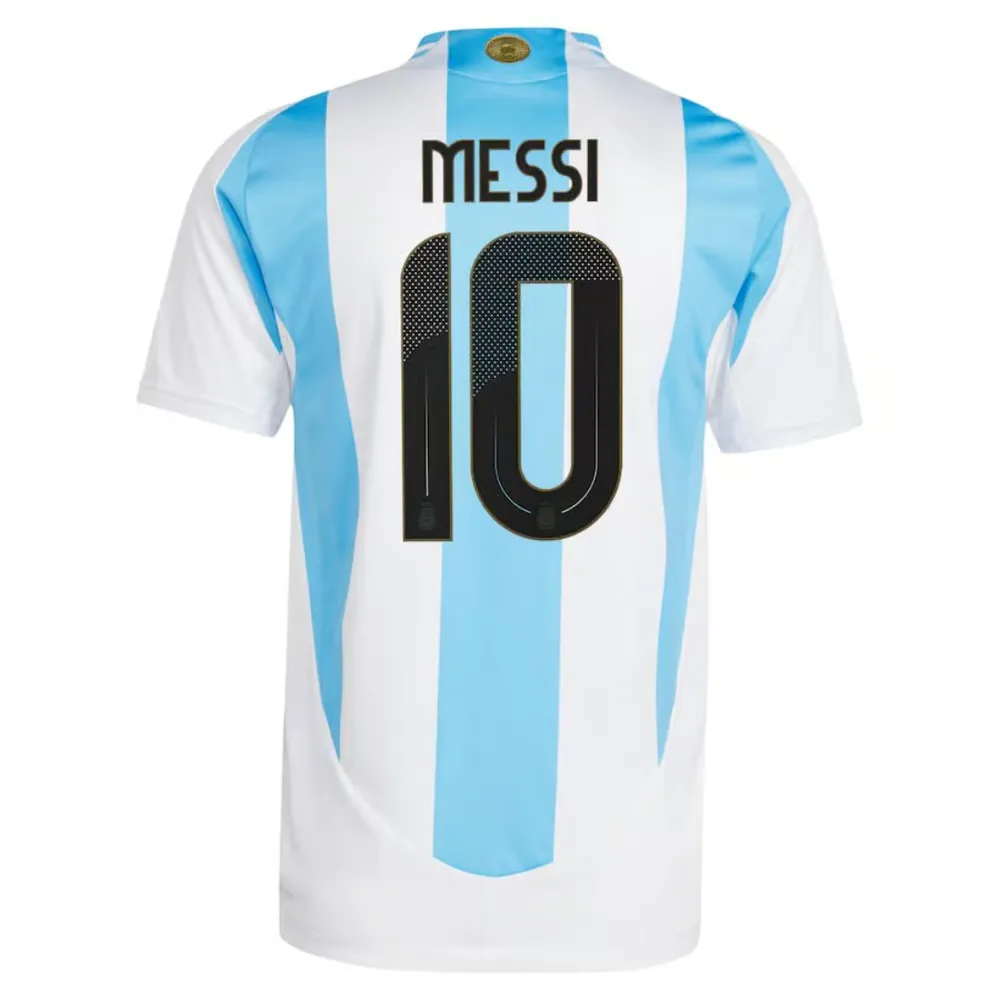 Lionel Messi #10 Argentine Version Joueur Maillot Domicile Copa America 2024
