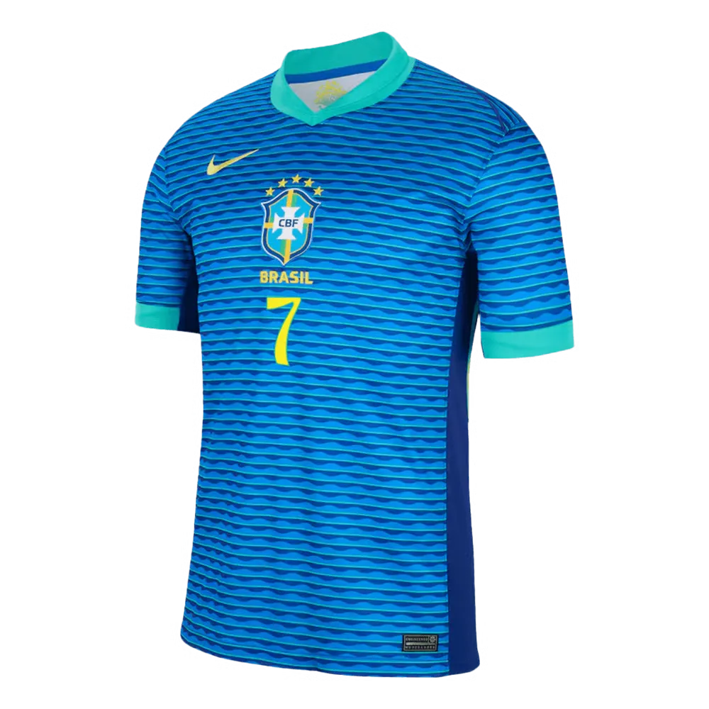 VINI JR. #7 Brésil Maillot Extérieur Copa America 2024 – Image 2