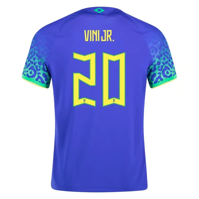 Vinicius Junior #20 Brésil Maillot Extérieur Coupe du Monde 2022