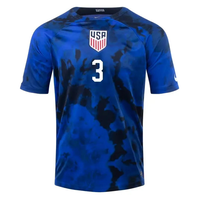 Walker Zimmerman #3 USMNT Maillot Extérieur Coupe du Monde 2022 – Image 2