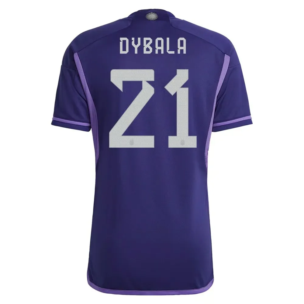 Paulo Dybala #21 Argentine Maillot Extérieur Coupe du Monde 2022
