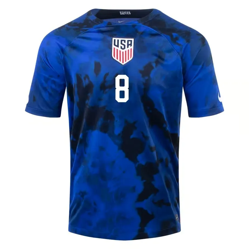 Weston McKennie #8 USMNT Maillot Extérieur Coupe du Monde 2022 – Image 2