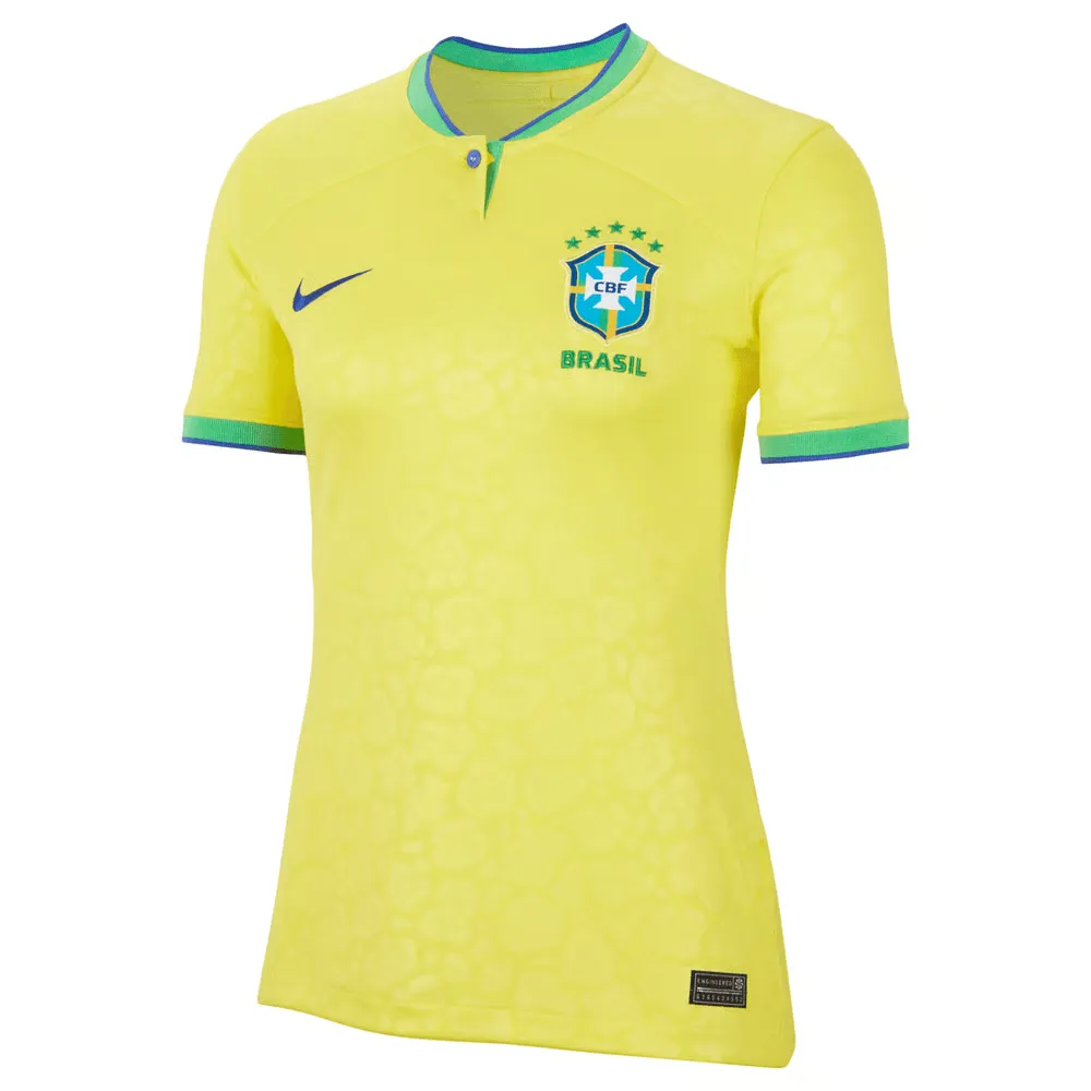 Maillot Domicile Femmes Brésil Coupe du Monde 2022