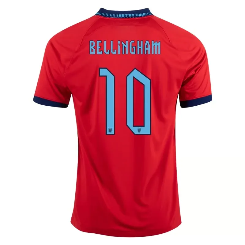 Jude Bellingham #10 Angleterre Maillot Extérieur Coupe du Monde 2022