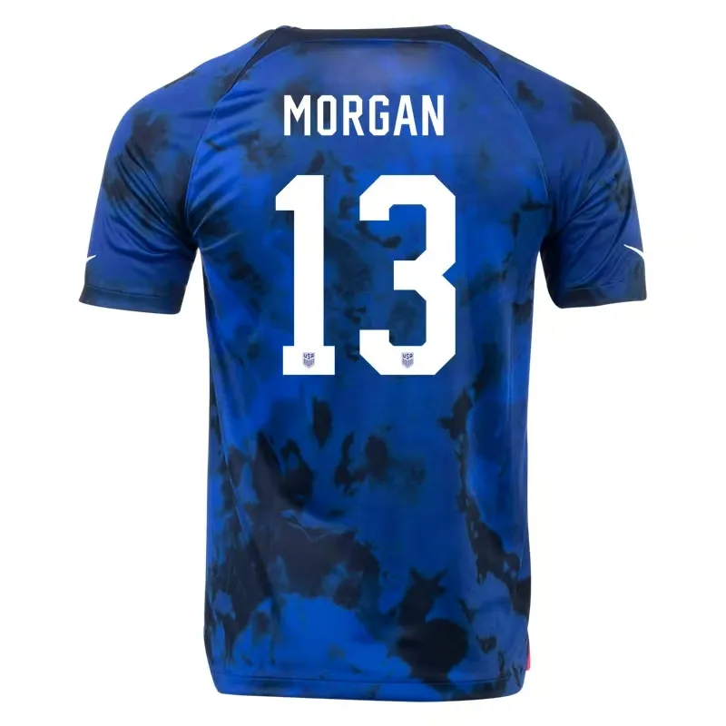 Alex Morgan #13 USMNT Maillot Extérieur Coupe du Monde 2022
