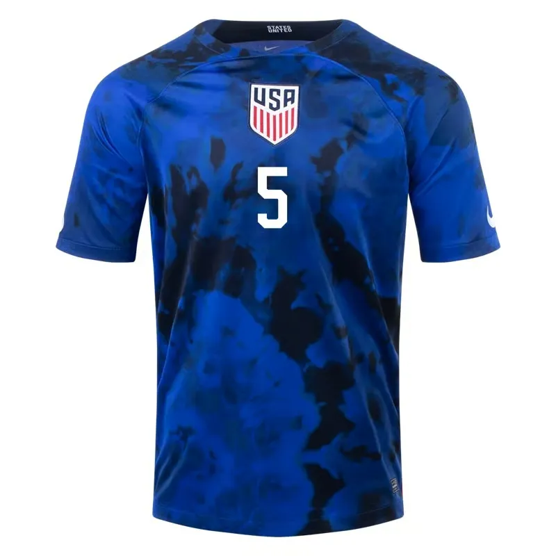 Antonee Robinson #5 Maillot Extérieur USMNT Coupe du Monde 2022 – Image 2