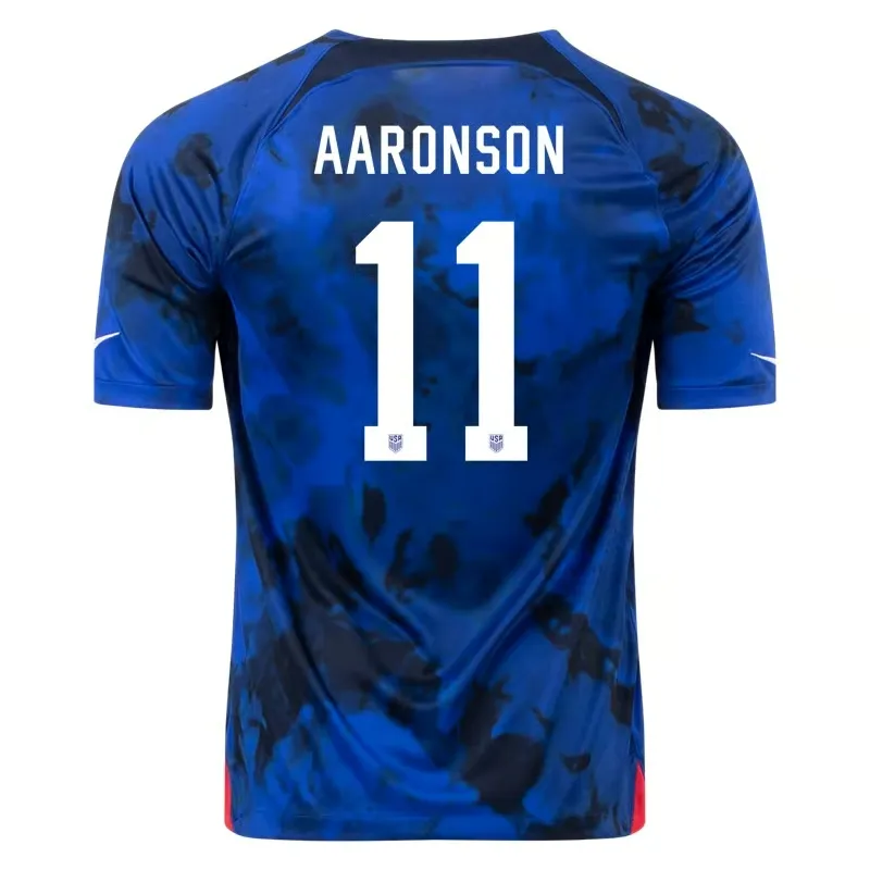 Brenden Aaronson #11 USMNT Maillot Extérieur Coupe du Monde 2022