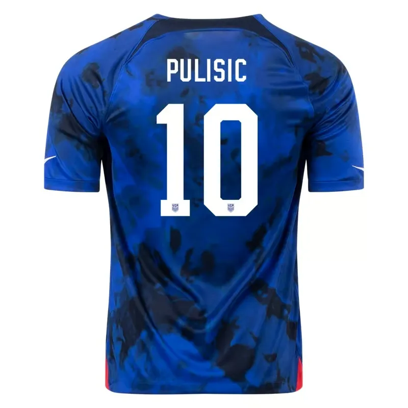 Christian Pulisic #10 Maillot Extérieur USMNT Coupe du Monde 2022