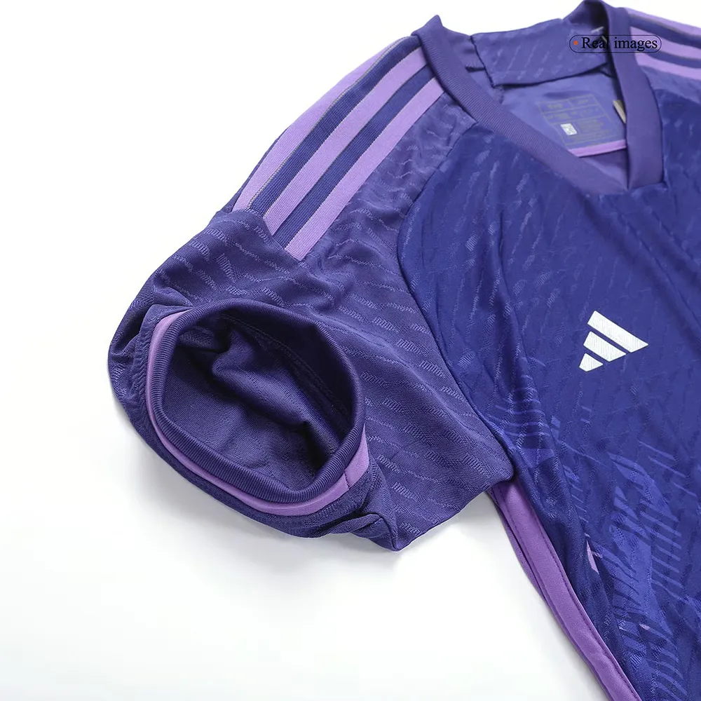 Argentine 3 Étoiles Version Joueur Maillot Extérieur Coupe du Monde 2022 – Image 7